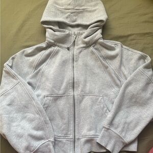 Lululemon grey full zip scuba
